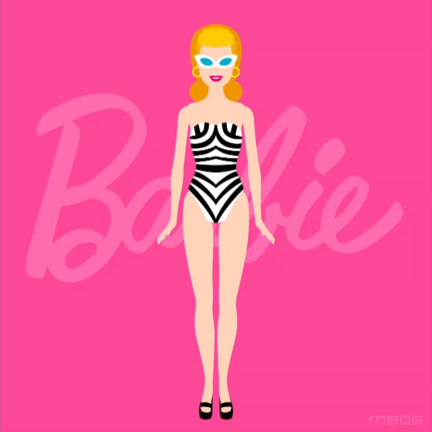 Barbie through ages